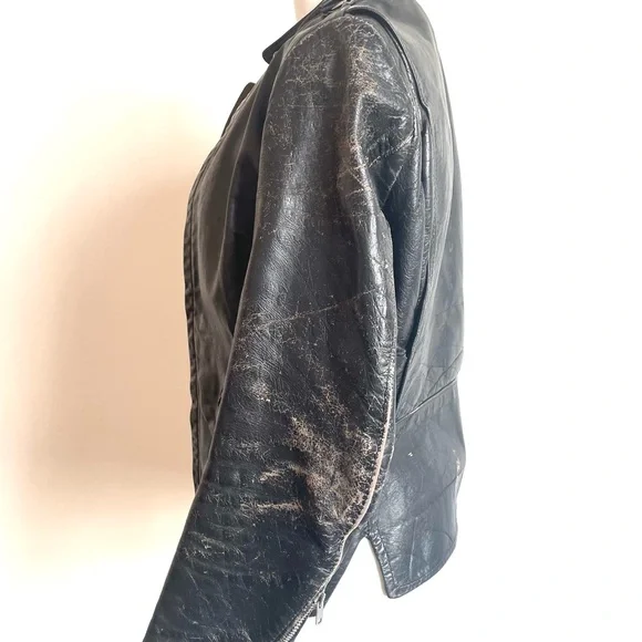Women’s vintage leather jacket - Picture 7 of 9